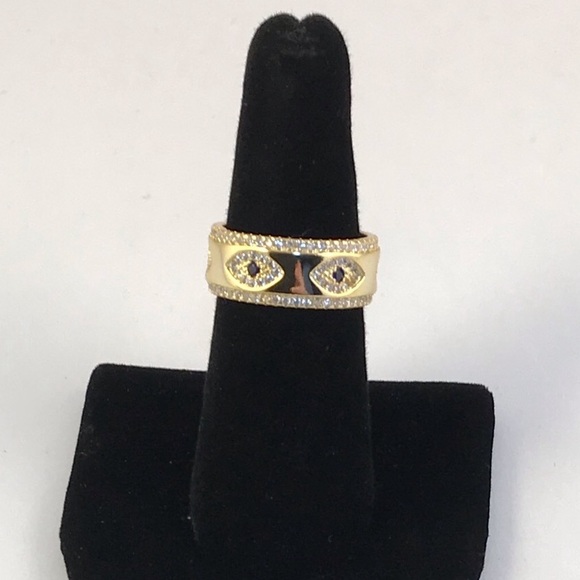 18k Evil Eye Ring - Picture 13 of 16